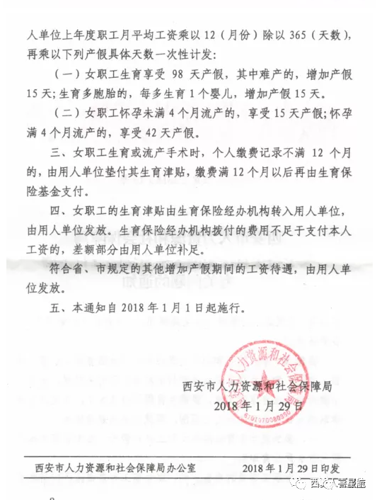 快來一起了解西安生育津貼政策！(圖2)